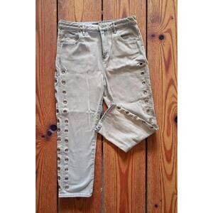 Kendall & Kylie Jeans Size 29 Light Wash Side Grommet Style Denim Pants